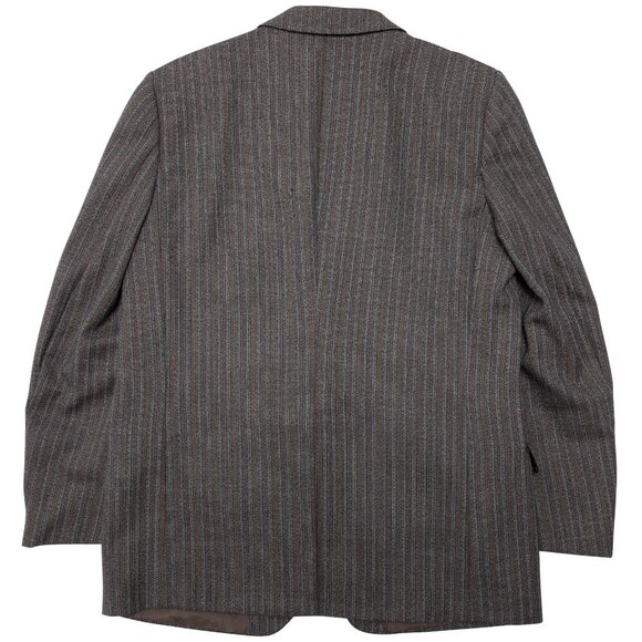 Hoff (Germany) Gledhill Pure New Wool Multi-Stripe Herringbone Weave Blazer : L - Picture 11 of 11